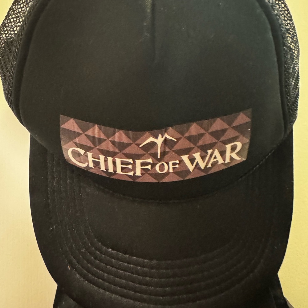 Chief of War Black Trucker Hat